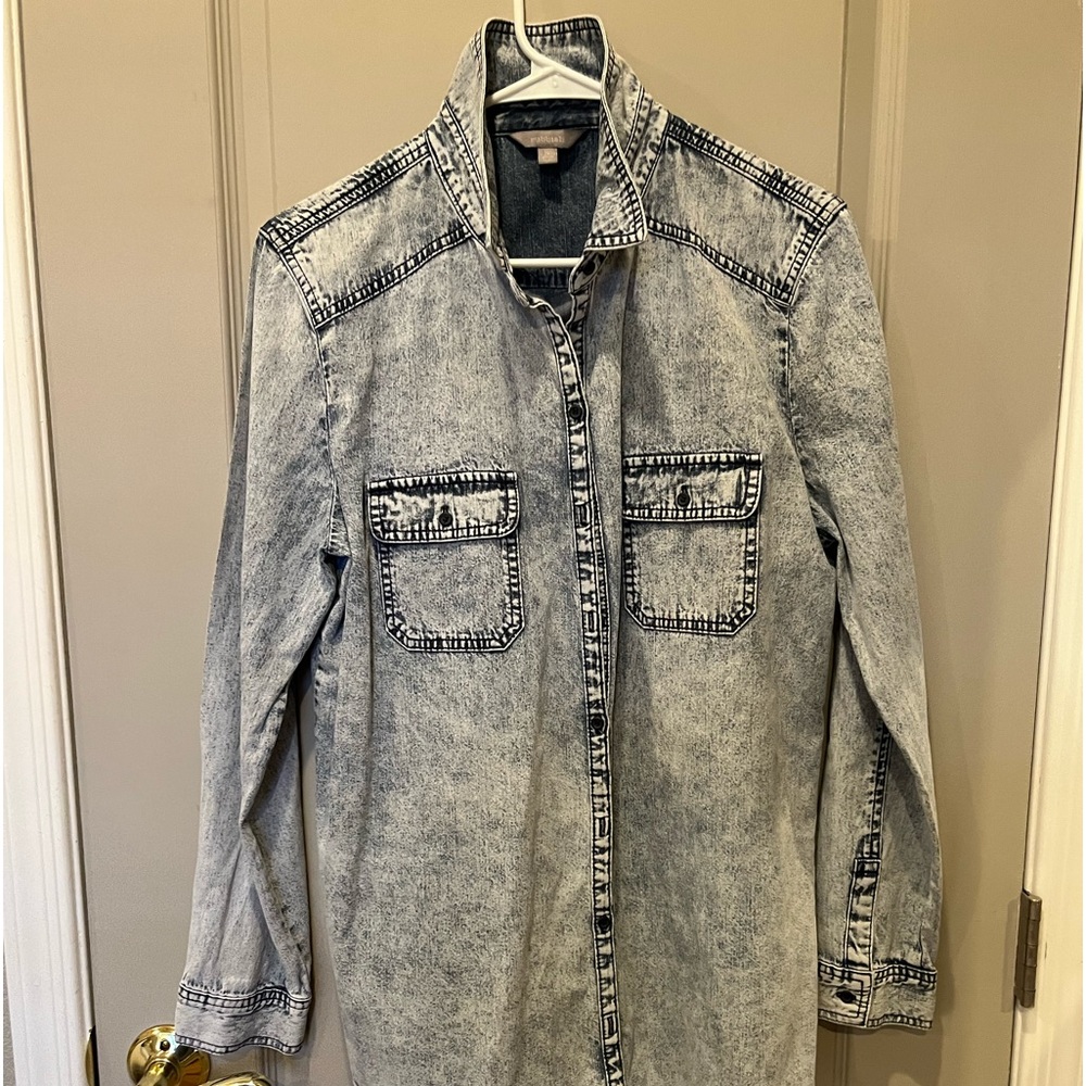 Rubbish brand Ladies washed blue denim, XL sizing